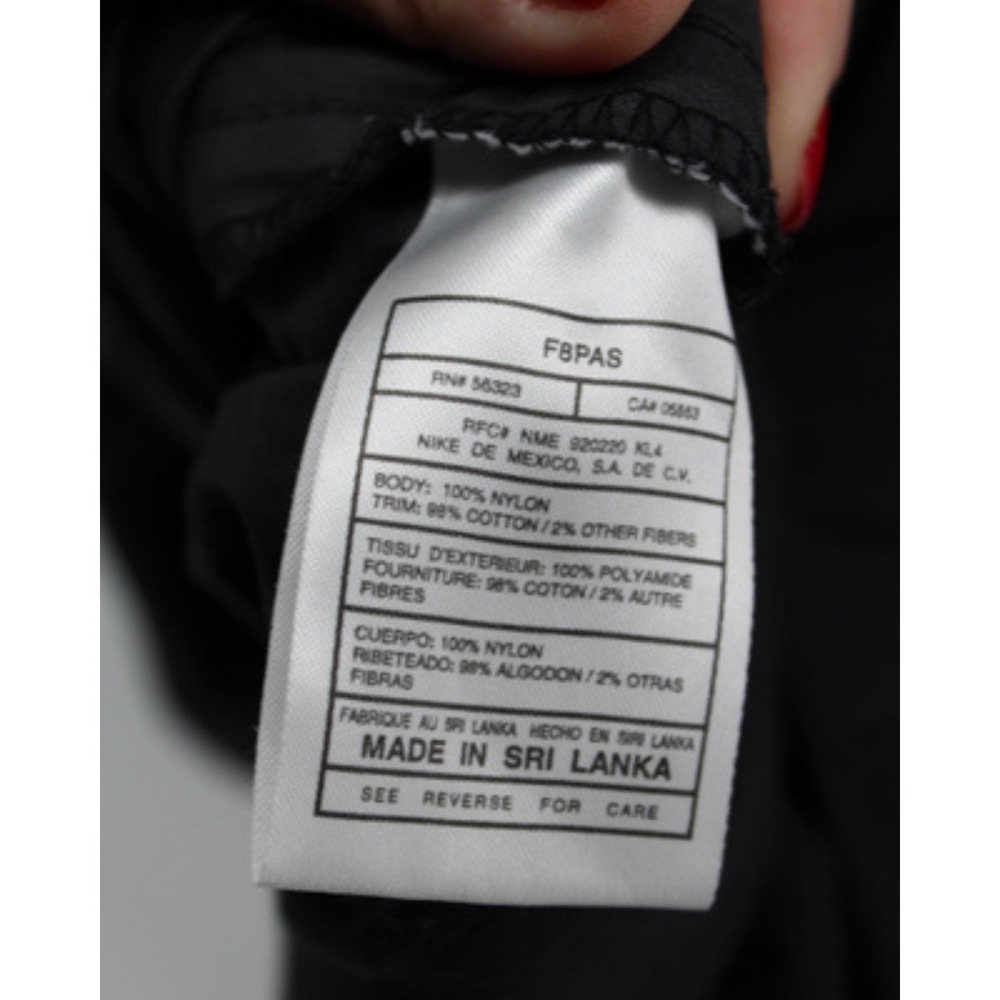 Nike Golf Windbreaker Jacket Mens XL Black Pullover Swoosh Athletic Lightweight - Picture 6 of 6